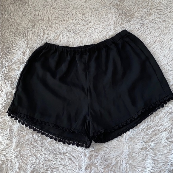 Brandy Melville Pants - NWOT BRANDY MELVILLE soft black shorts
